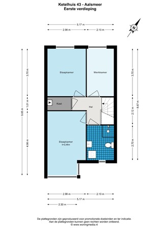 Floorplan - Ketelhuis 43, 1431 LS Aalsmeer